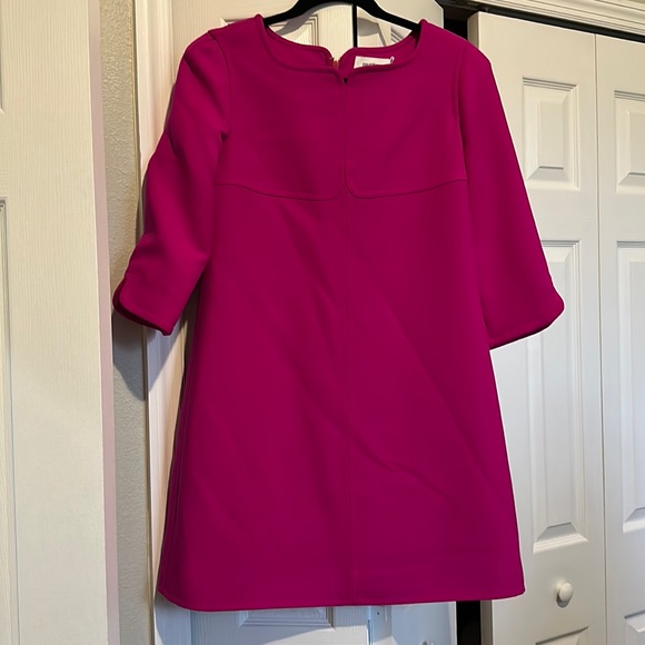 Hot Pink Structured Dress - Picture 1 of 9